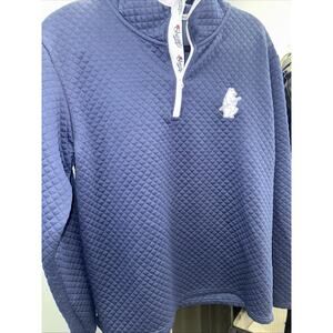 Chicago Cubs Teacher Appreciation Quarter Zip Pullover Blue Size Medium